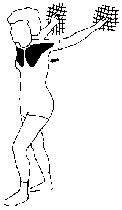 exercice de stretching pour les pectoraux phase d'etirement