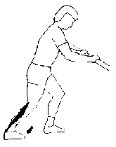 exercice de stretching pour les mollets phase de contraction