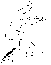 exercice de stretching pour les mollets phase d'etirement